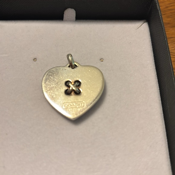 Coach Silver Heart Pendant/Charm - Picture 2 of 4